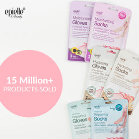 Epielle glove close-up revealing serum saturation for deep hydration
