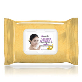 Epielle open pack with a single wipe visible demonstrating easy dispensing
