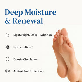 Epielle visible moisturizing serum on fabric demonstrating rich hydration