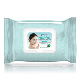 Epielle wipe removing waterproof mascara on eye area to reduce rubbing
