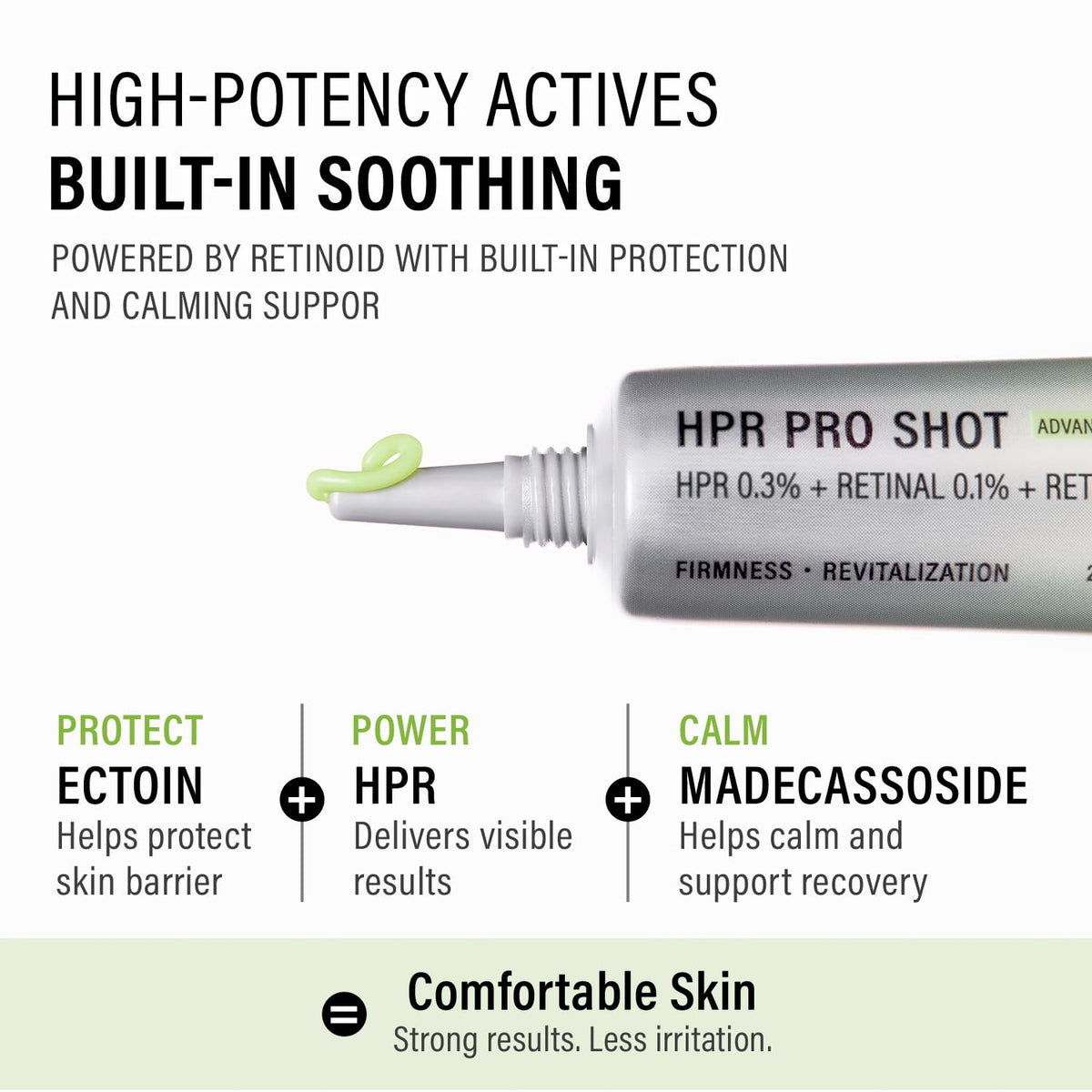 epii label closeup highlighting triple retinoid formula for effective layering benefit