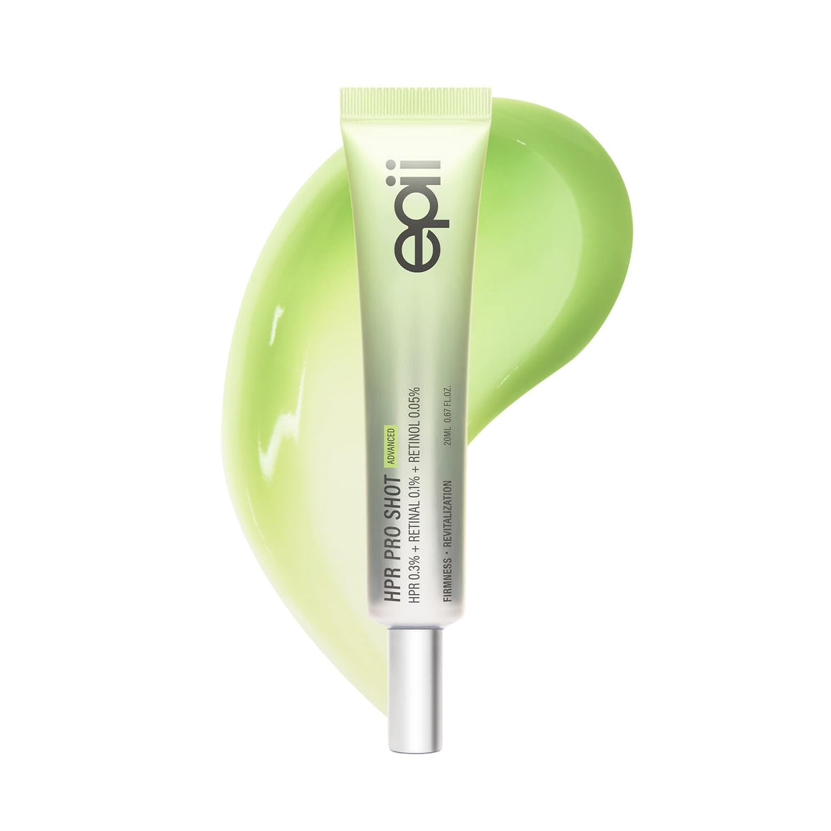 epii front packaging showing compact 20mL tube and brand clarity benefit