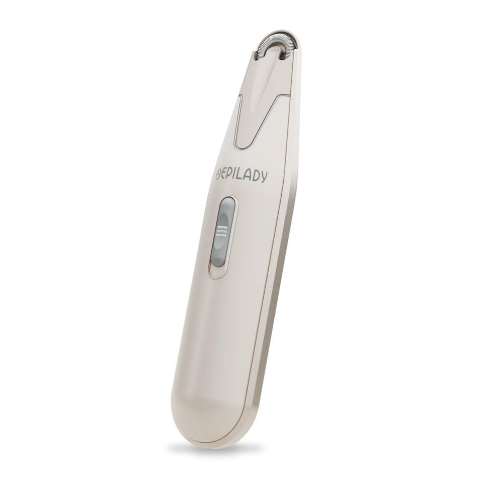 Epilady front view showing compact design and portable benefit