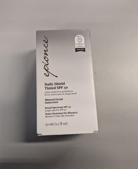 Epionce swatch on skin demonstrating tint evening complexion