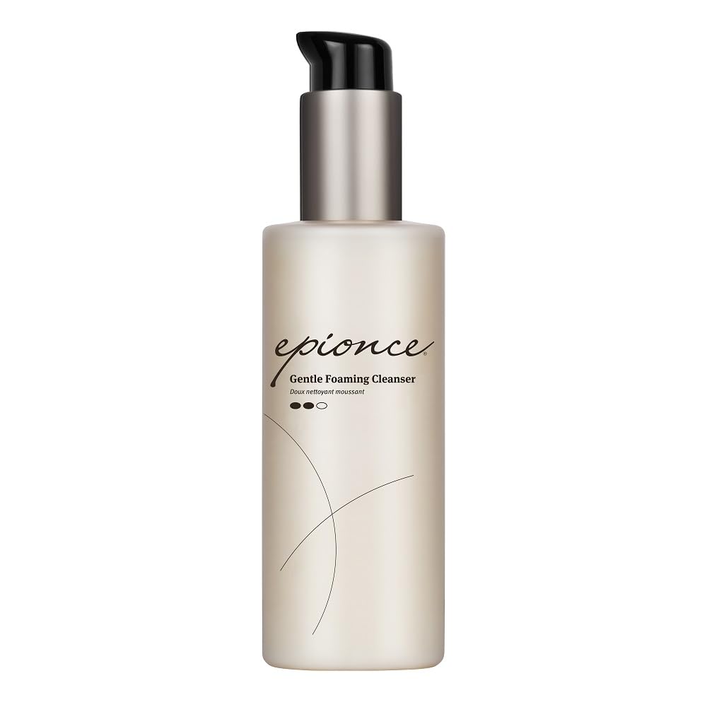 Epionce front bottle showing cleanser branding and clean design benefit