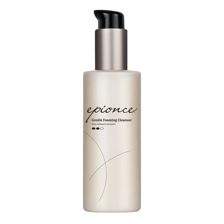 Epionce front bottle showing cleanser branding and clean design benefit