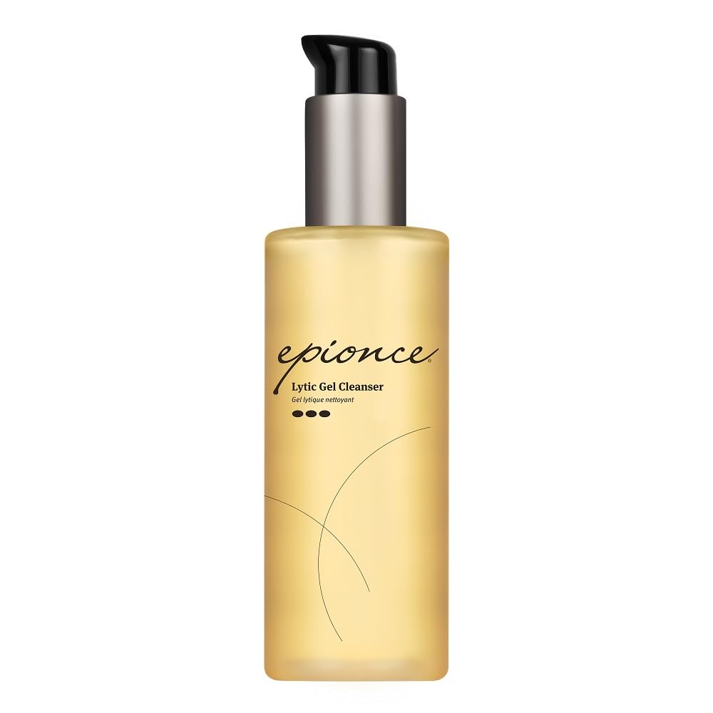 Epionce front bottle showing cleanser and clear branding benefits