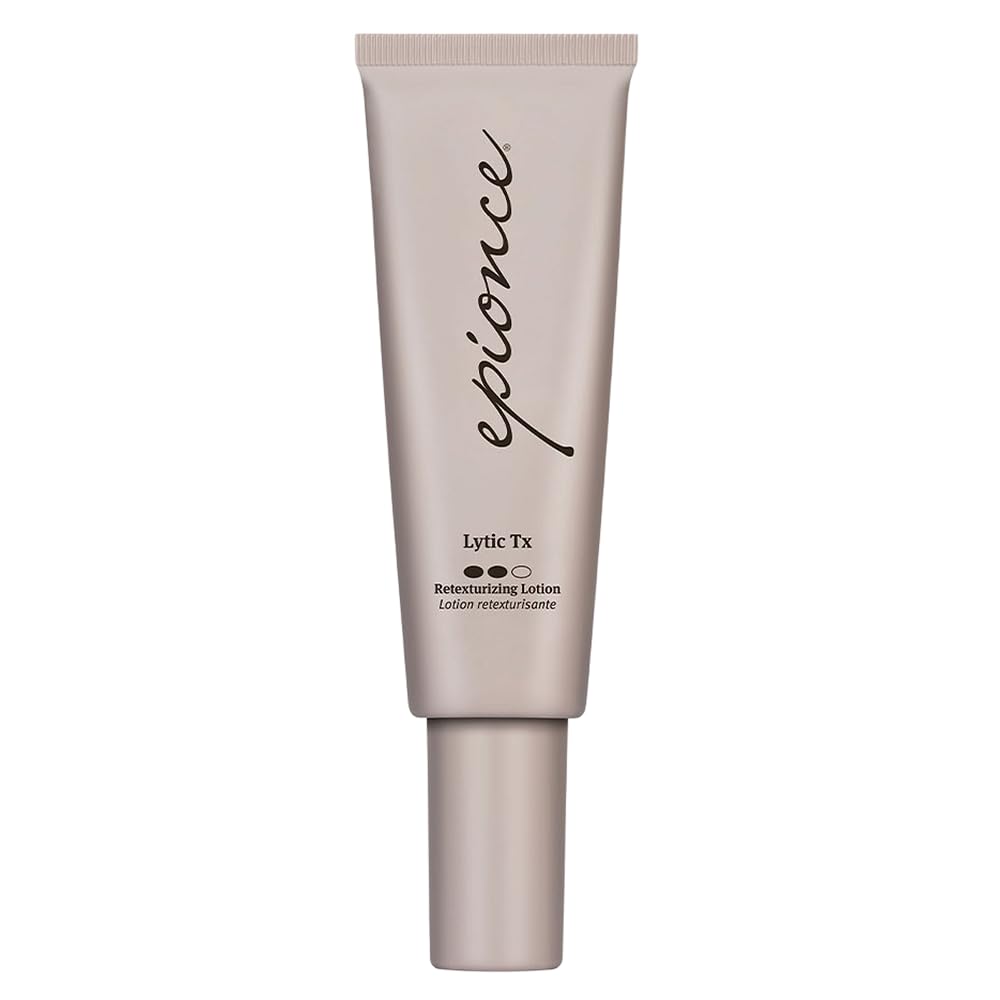 Epionce Lytic Tx front packaging showing clean dermatologist skincare design and purpose