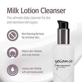 Epionce pump and clear label for easy dispensing and travel-friendly benefit