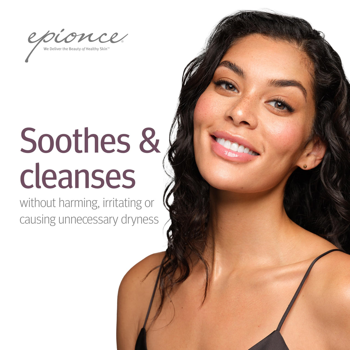 Epionce next to a coin and towel showing compact size for convenience
