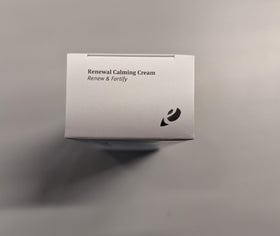 Epionce applied to face showing gentle calming effect for sensitive skin