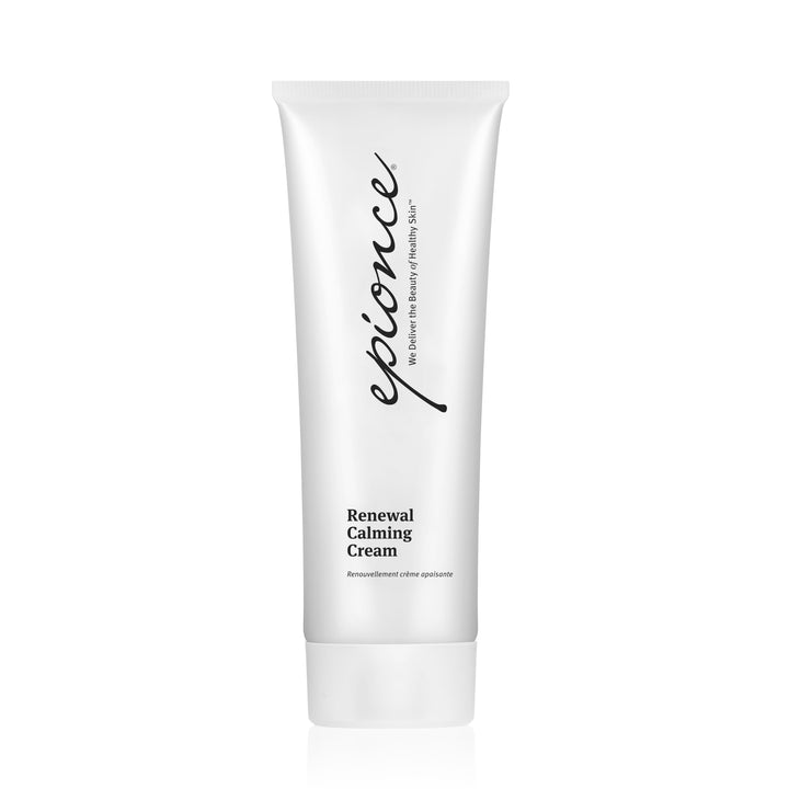 Epionce jar front view showing calming cream for dry skin relief