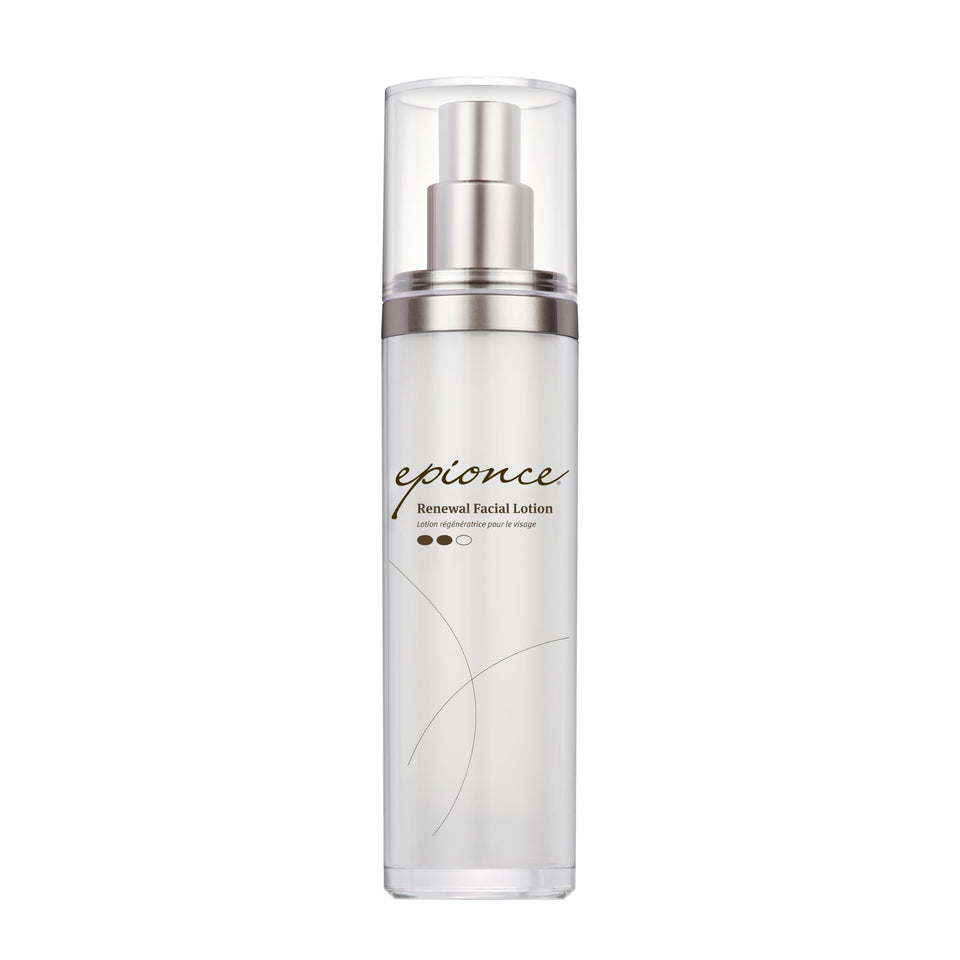 Epionce Renewal Facial Lotion front packaging showing brand and lightweight moisturizer