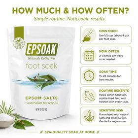 Epsoak close-up of salt granules highlighting mineral texture and quick dissolution