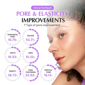 EQQUALBERRY before and after pore texture comparison illustrating improvements