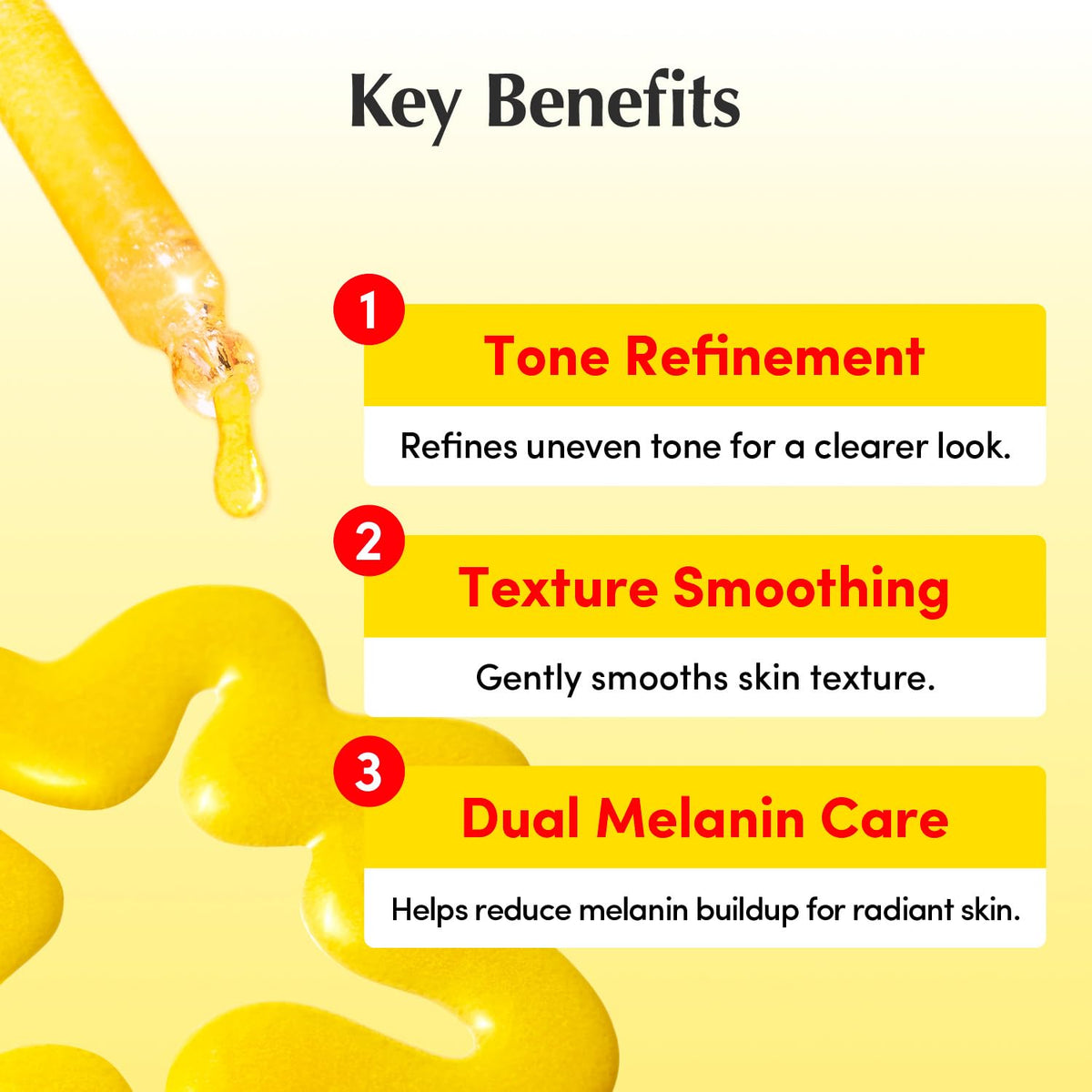 EQQUALBERRY dropper dispensing serum texture for quick absorption and non-sticky finish