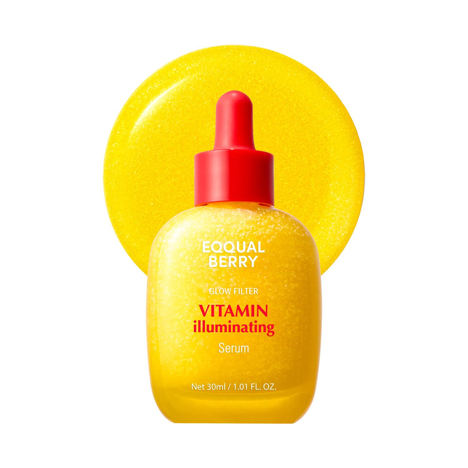 EQQUALBERRY front bottle showing sleek packaging and brightening benefit