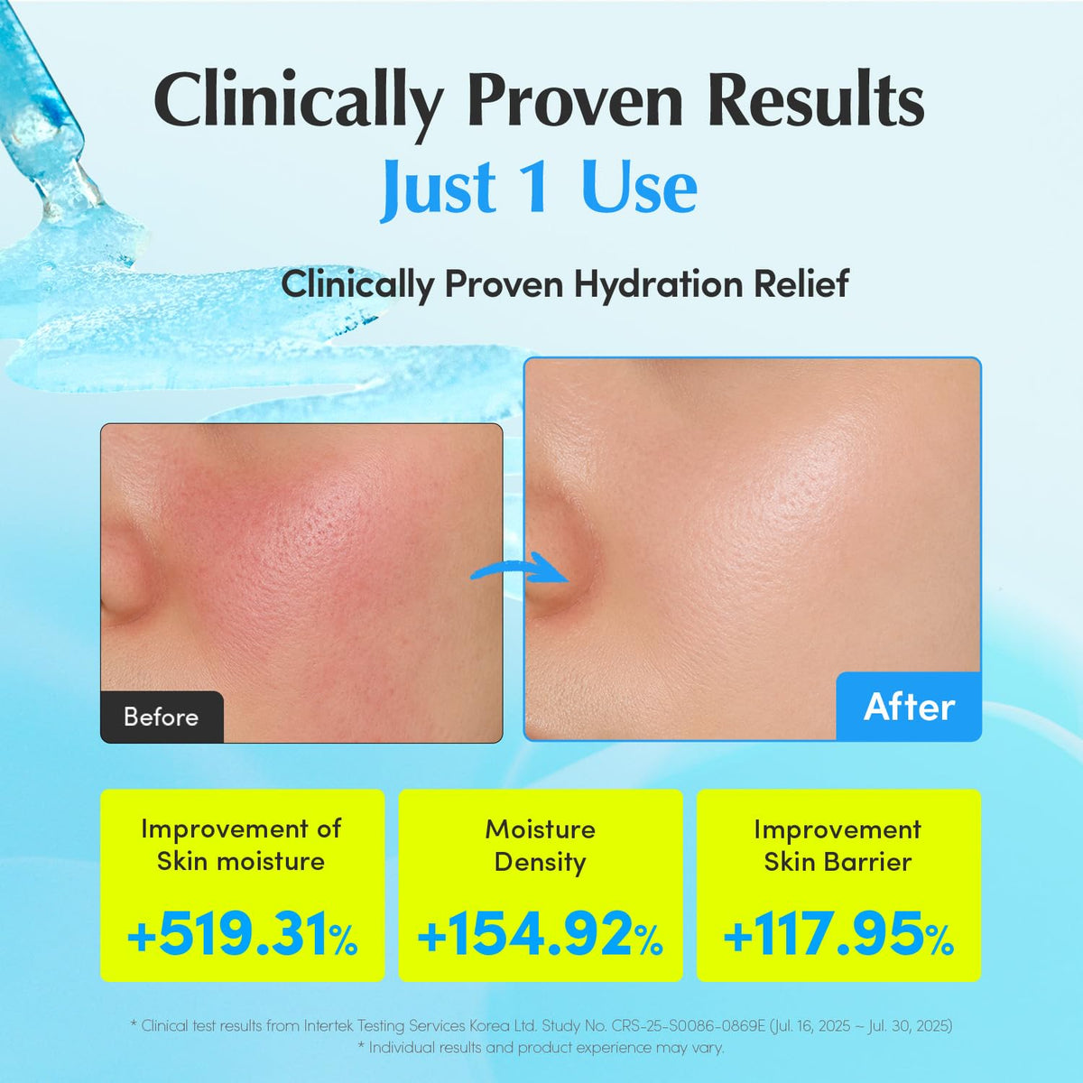 EQQUALBERRY ingredient label close-up listing hyaluronic, ceramides, ectoin benefits