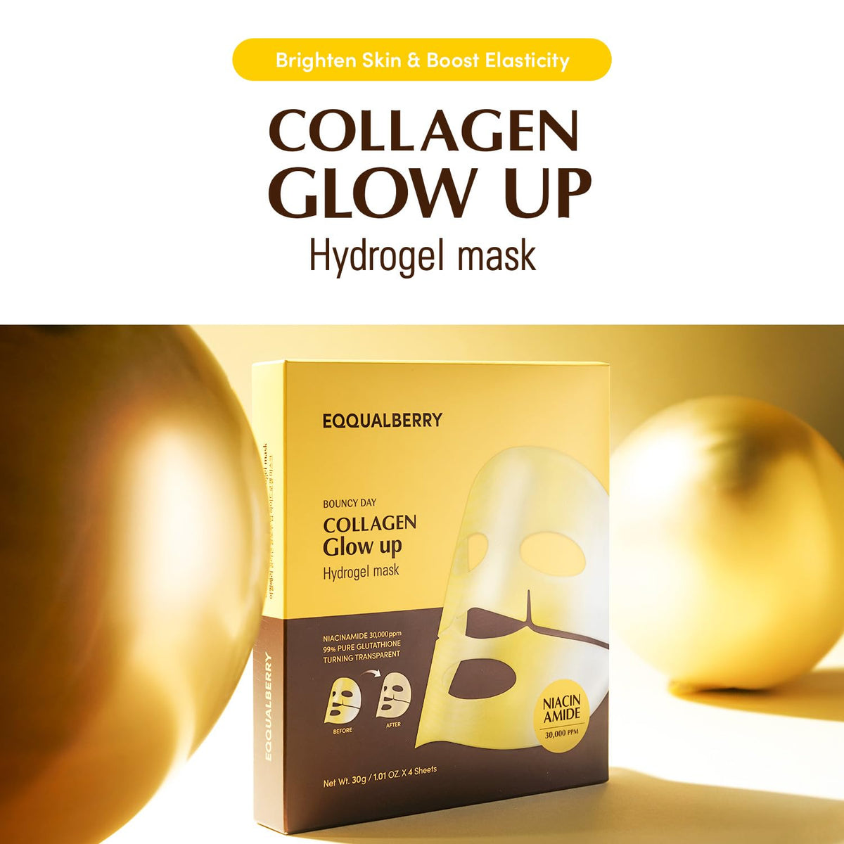 EQQUALBERRY sheet mask close-up texture demonstrating cling and comfort