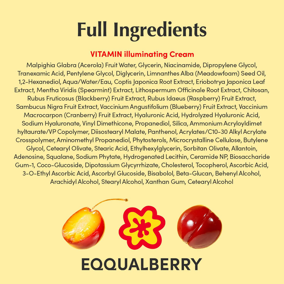 EQQUALBERRY double-pack next to a ruler for size and volume comparison