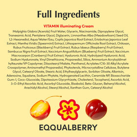 EQQUALBERRY double-pack next to a ruler for size and volume comparison