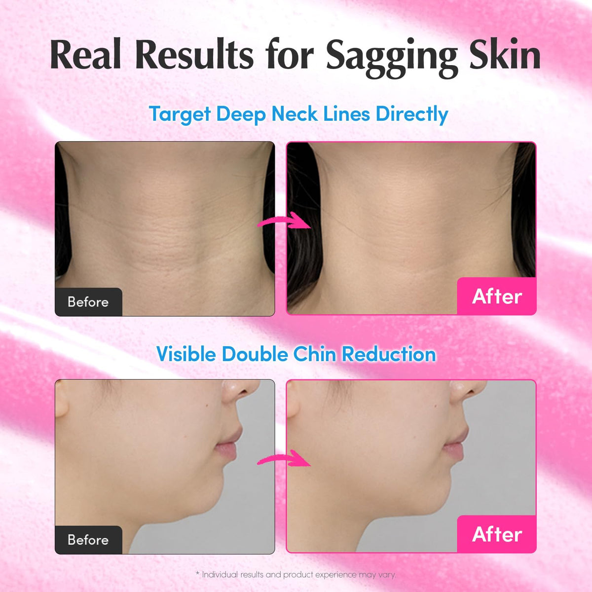 EQQUALBERRY serum being applied to cheek for firmer, smoother skin