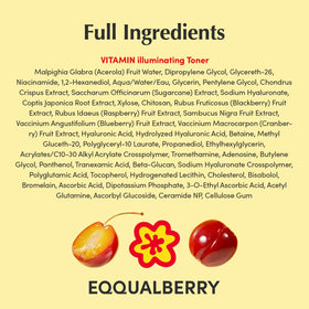 EQQUALBERRY before and after target area comparison showing improved tone