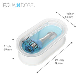 EQUADOSE Tweezy closed-detail highlights solid construction and portable grooming convenience