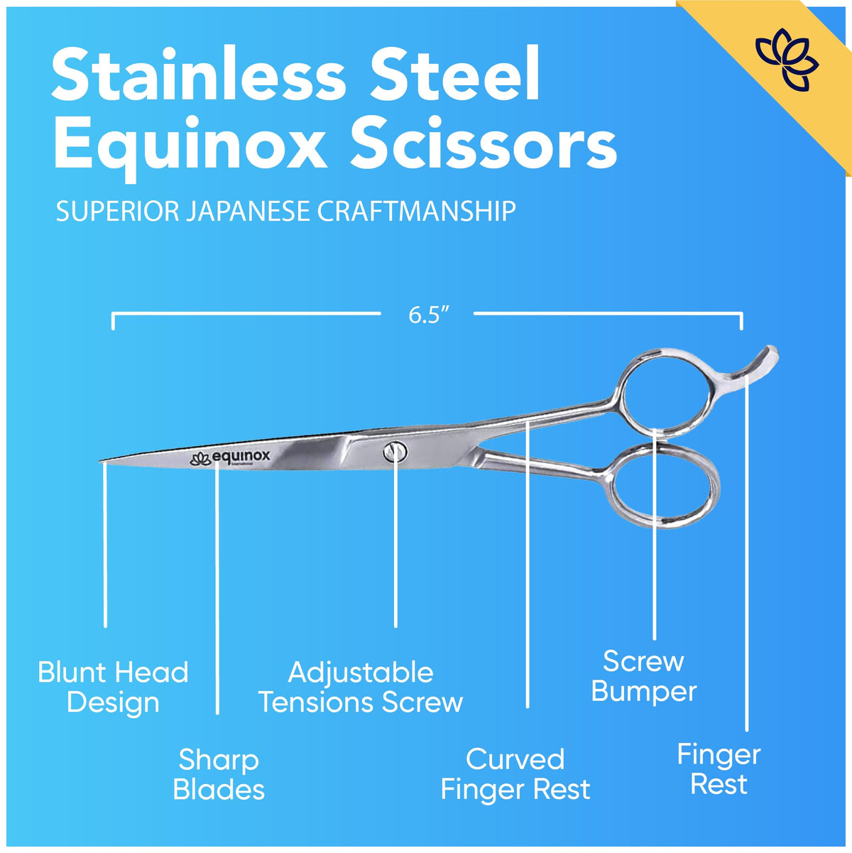 Equinox close-up of ice-tempered blade edge for long-lasting sharpness