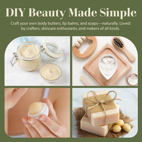 era of nature open bag with shea butter scoop, ready for DIY formulas