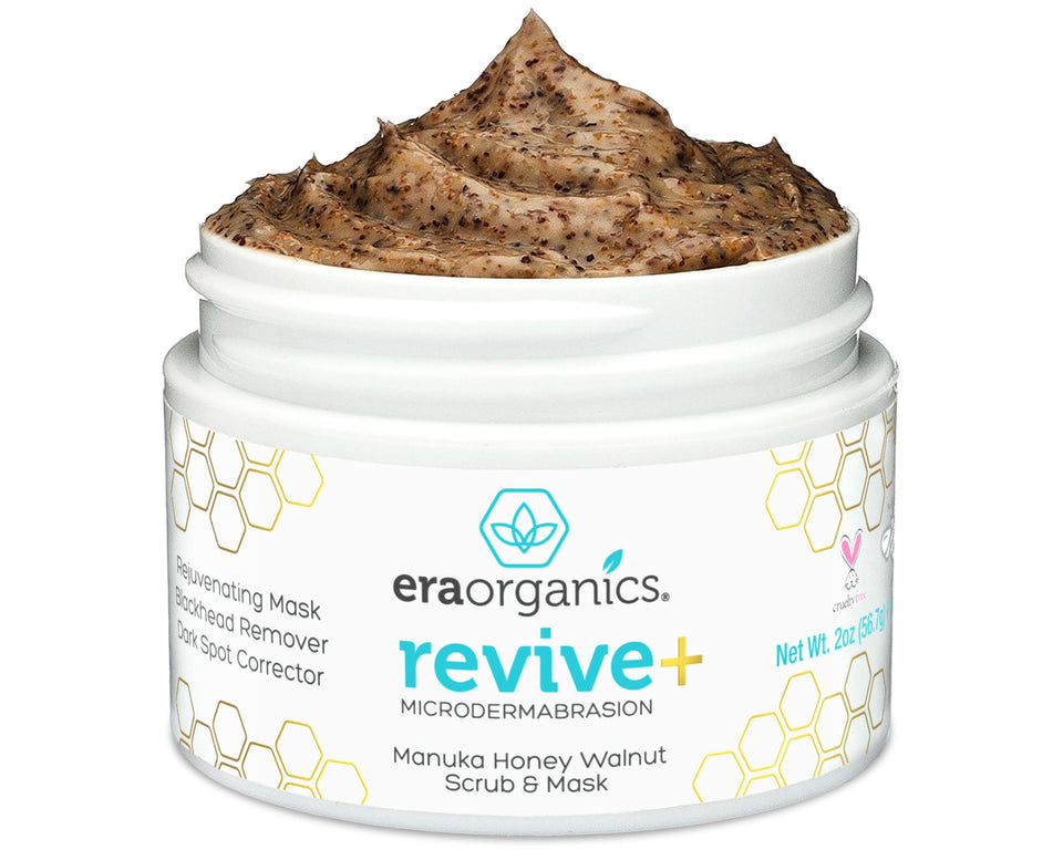 Era Organics front packaging showing jar and label, highlights gentle exfoliation benefit