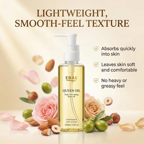 ERAE bottle staged in bathroom setting promoting nightly ritual benefit: calming self-care scene