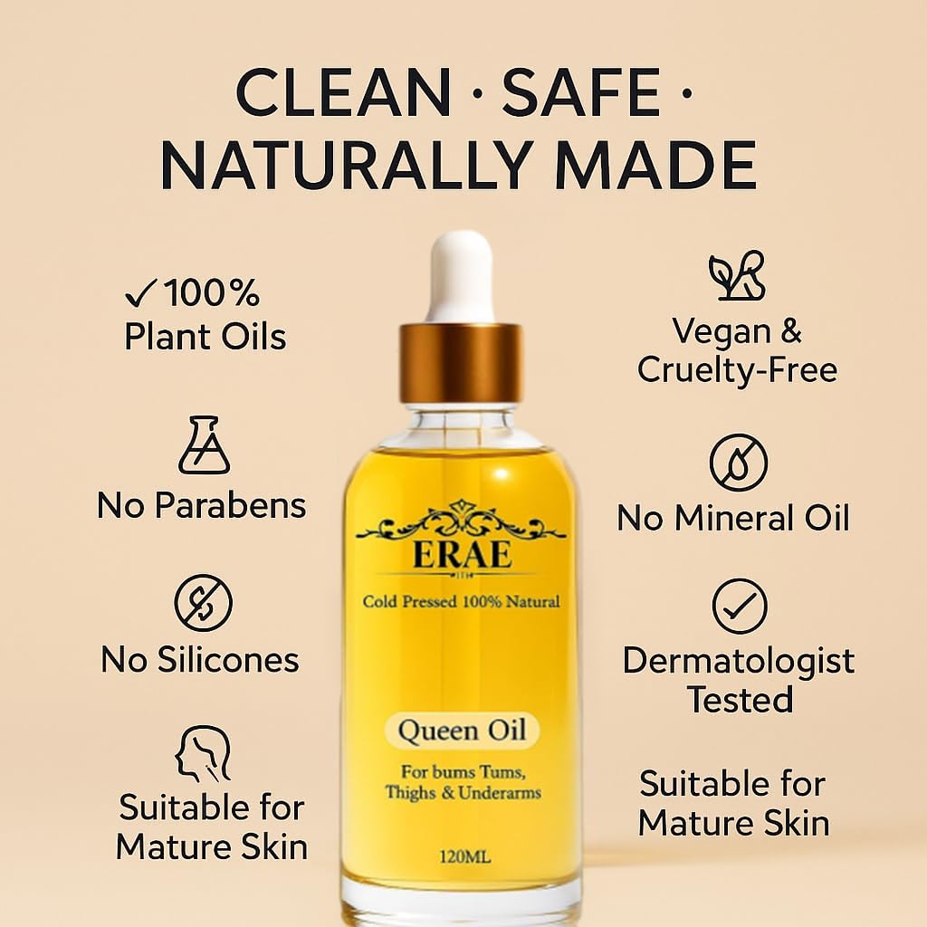 ERAE in bathroom setting suggesting routine use and soft skin results