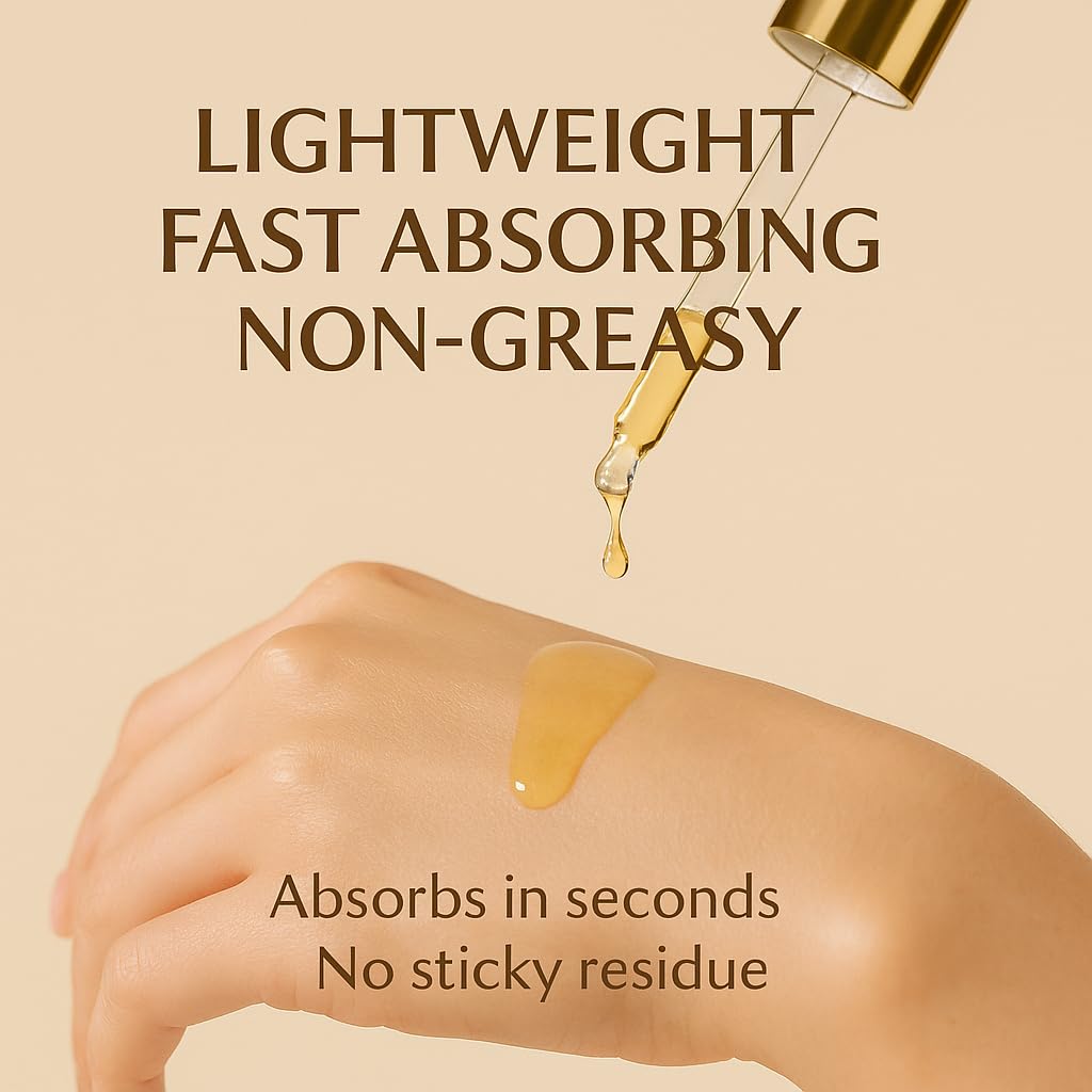 ERAE oil pouring to reveal lightweight texture and fast absorption