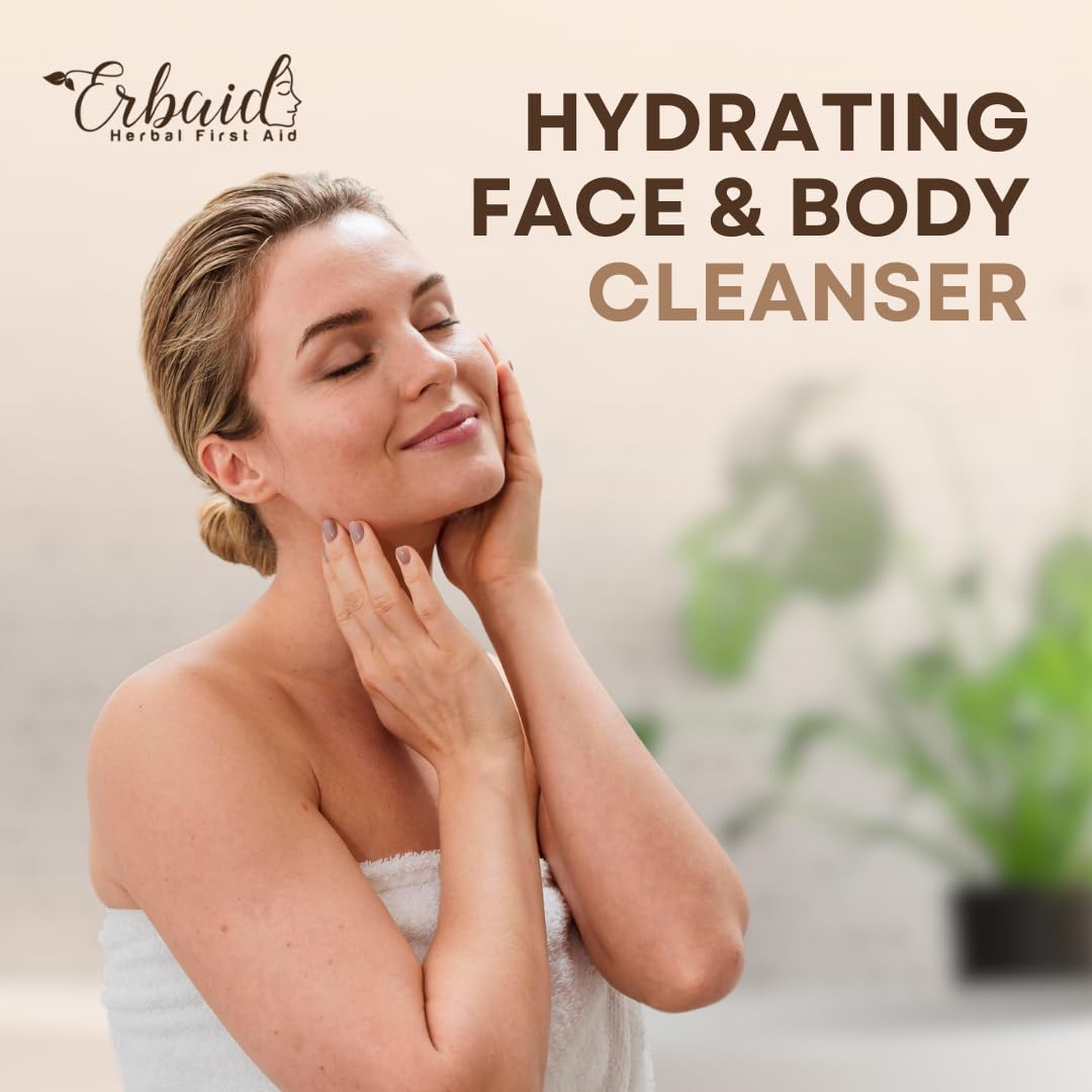 Erbaid child using soap in bath showing gentle, non-irritating wash