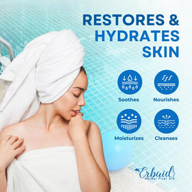 Erbaid key ingredients aloe shea coconut displayed to show natural moisturizing benefits