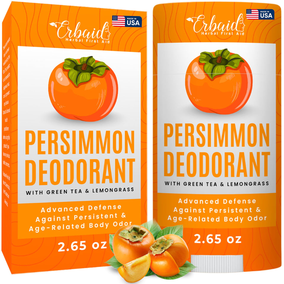 Erbaid front packaging showing natural deodorant benefits