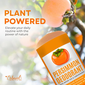 Erbaid deodorant paired with persimmon soap and body wash for routine