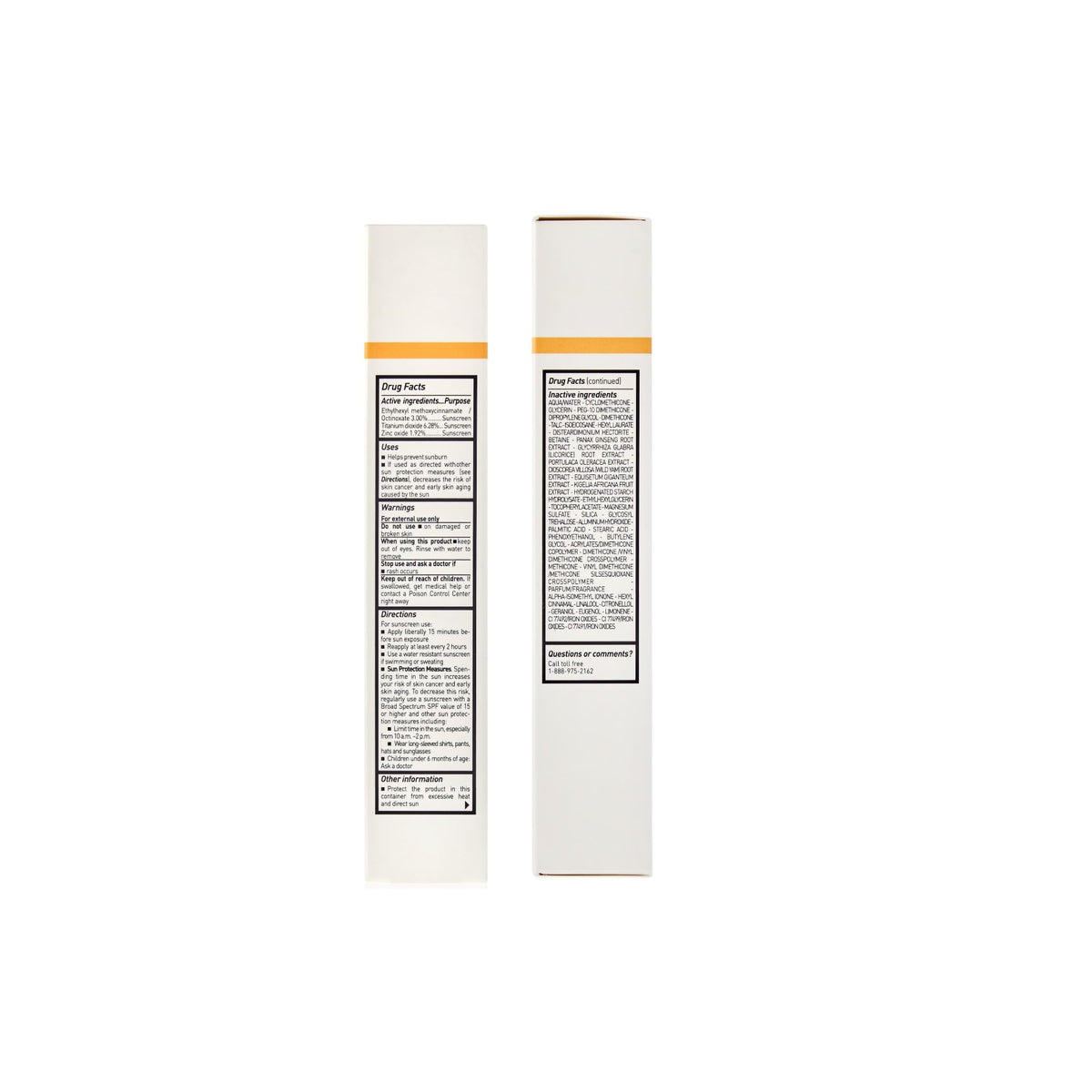 Erborian before and after split showing visible pore softening and evened tone