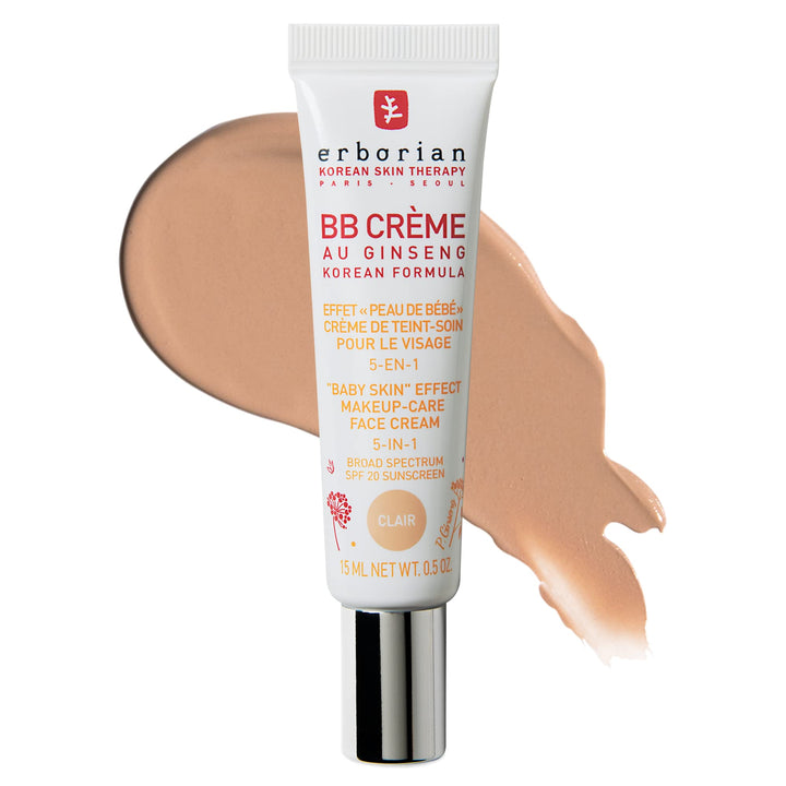 Erborian front packaging showing tube and branding for an elegant first impression