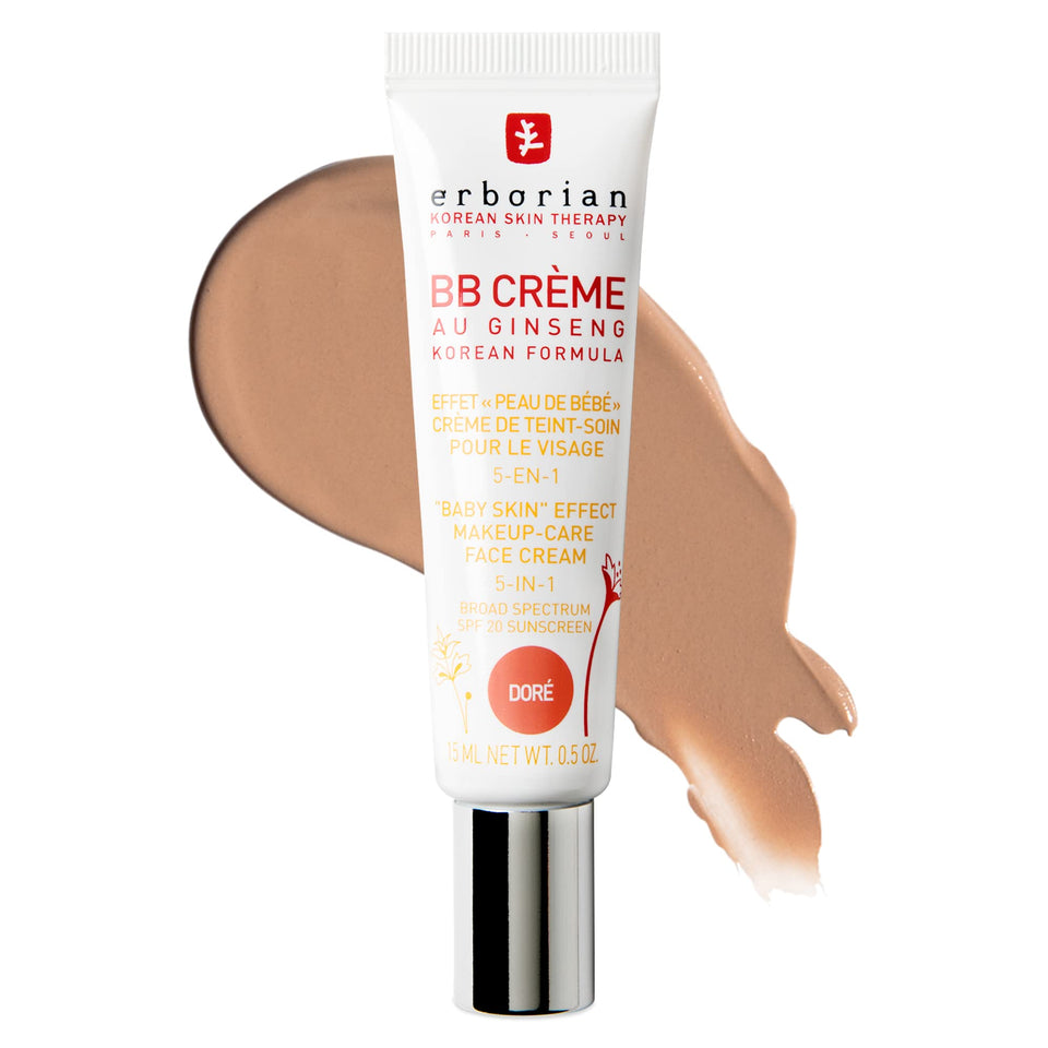 Erborian BB Cream Doré front tube showing compact design and daily convenience