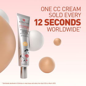 Model fair complexion after application showing luminous even tone benefit