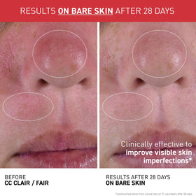 Erborian CC Cream placed on bathroom vanity showing routine-friendly benefit