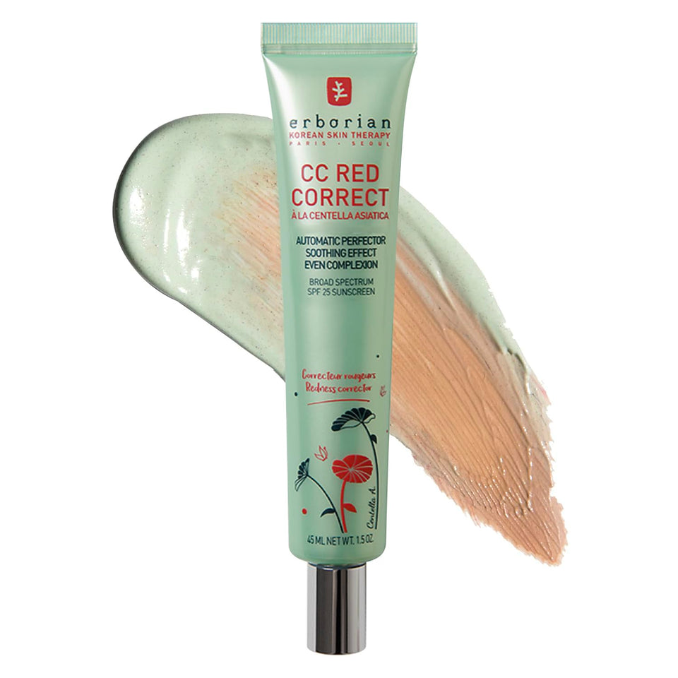 Erborian CC Red Correct front packaging shows tube and labeling for easy identification and trust