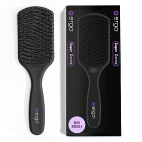 ergo mini paddle front view showing compact shape and smooth finish for easy styling