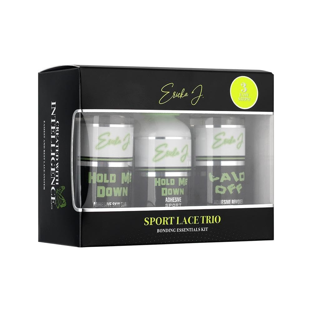 Ericka J trio kit front packaging showing complete set and convenience