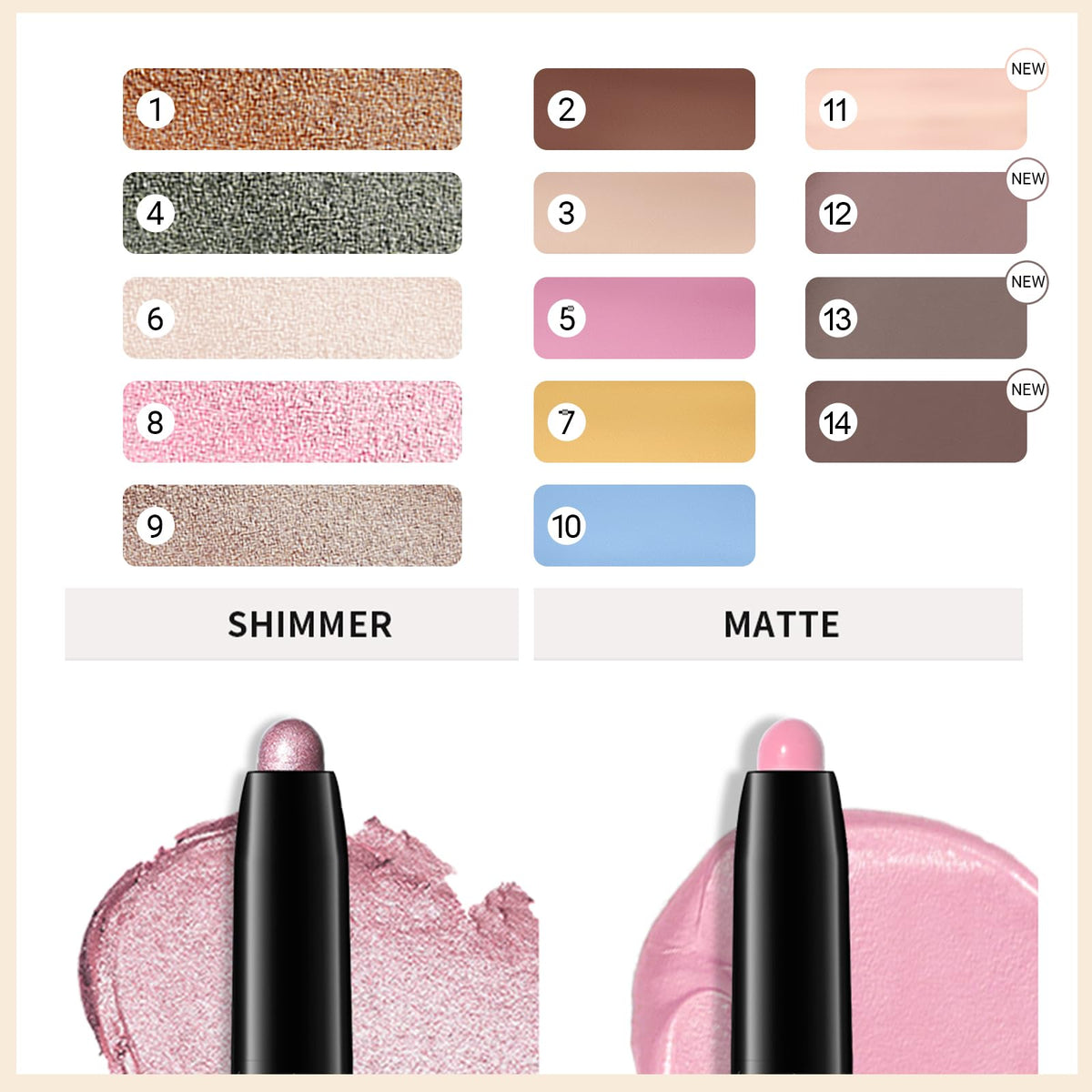 Erinde dramatic evening eye look showing buildable shimmer and crease resistance