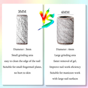 ERUIKA sanding band abrasive texture close-up, showing durable thicker grit for longevity