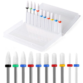 ERUIKA front packaging of 10pcs ceramic bits showing contents and professional kit benefit