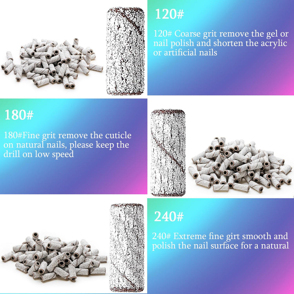 ERUIKA sanding band in use near cuticle, allowing precise shaping and safe finishing